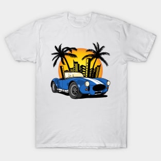 Cobra in City Sunset T-Shirt